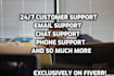 provide email and chat support round the clock