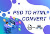 convert PSD to html responsive bootstrap 4