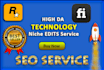do niche edits outreach SEO link building  with rd 1000