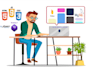 make professional website development services with custom designs