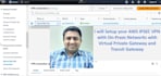 configure AWS ipsec vpns with on premises and vpc to vpc