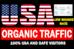 drive USA  web traffic with low bounce rate