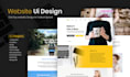 do unique professional psd ui landingpage app design
