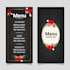 design amazing valentines day card or food menu, banner