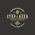 make elegant and stunning craft beer logo with new concept