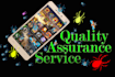 professionally test video games for mobile android, steam PC