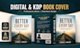 design book cover, ebook cover, amazon kdp book cover digital cover