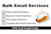 send bulk email or blast emails in millions