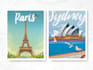 create high quality travel poster and illustration