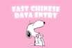 do fast chinese data entry