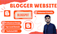 design, customize and fix blogspot website or blogger template