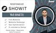 design, redesign, and customize your showit website