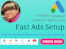 set up all needed features for google ads, so you can start advertising asap