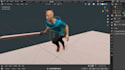 animate your game character in blender 3d