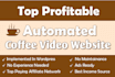 design fully automated coffee website for income source