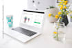 put your logo, website, image on laptop screen mockups 1 hr