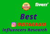 find top instagram youtube or tiktok influencers
