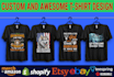 do custom t shirt design in 24 hours
