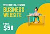 create attractive wordpress website , blog site, landing page , lander