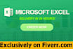 do any microsoft excel spreadsheet task in 24 hours