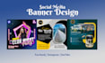 design facebook and instagram banners within 24 hours