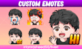 design custom twitch emotes and sub badges