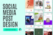 create social media posts, creative instagram story, facebook ads, meta ads