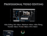 do professional video editing
