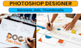 design social media banners, ads, and thumbnails in photoshop