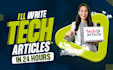 write tech content, technology articles within 24 hours