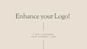 modify and enhance your current logo