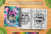create customized quote coloring pages for KDP, esty