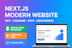create a high performance next js website