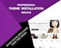 create wordpress website or setup demo