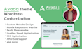 build and customize your wordpress website using avada theme