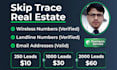 do skip trace for real estate