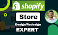 shopify store design, shopify redesign dropshipping expert