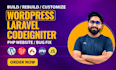 fix or develop any php codeigniter laravel wordpress website