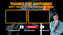 do custom youtube end card end screen outro within 12 hours