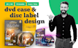 design professional dvd bluray cd cover and disc label