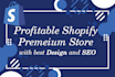 design shopify dropshipping store with SEO