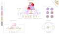 design cupcakes, cakes,sweets,macarons,and bakery logo