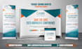 do design exhibition backdrop, tradeshow booth, roll up banner