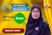 do professional SEO keyword research and competitor analysis