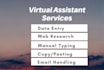 be your virtual assistant for data entry