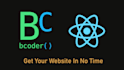 build a modern website using nextjs and react