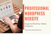 create a wordpress website design, blog or landing page