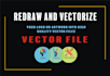 quick, professional logo redraw and vector conversion