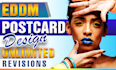 design promotional eddm, real estate postcards, flyer