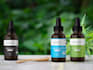 do amazing cbd supplement product bottle label box design